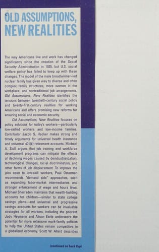 Old assumptions, new realities