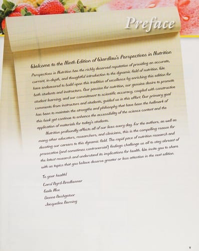 Wardlaw's perspectives in nutrition