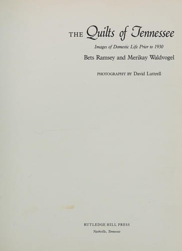 The quilts of Tennessee