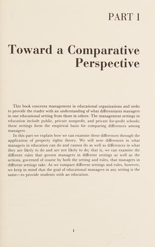 School business administration