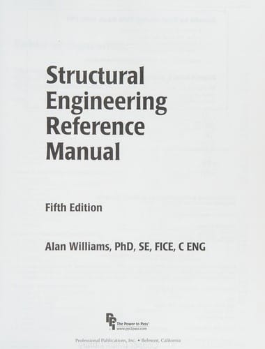 Structural engineering reference manual
