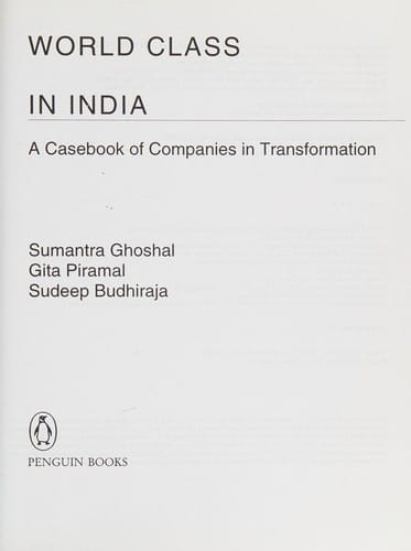 World class in India