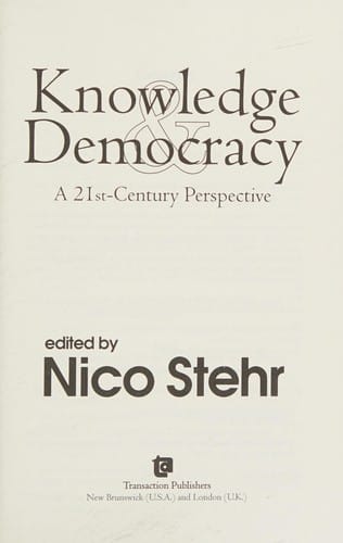 Knowledge and democracy