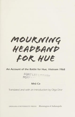 Mourning headband for Hue