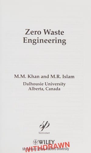 Zero waste engineering