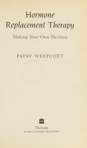 Hormone replacement therapy