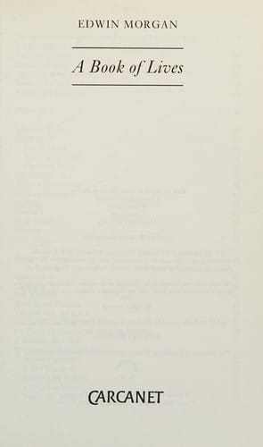 A book of lives