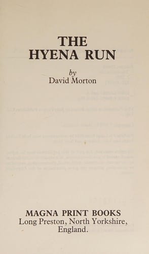 The hyena run