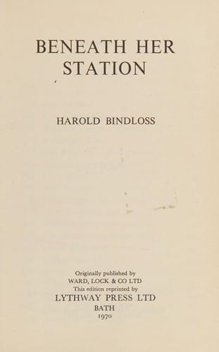 Beneath her station