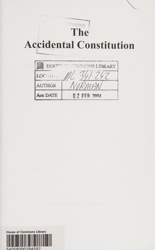 The accidental constitution