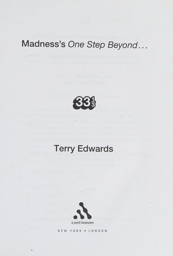 Madness's One step beyond--
