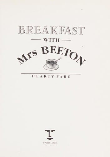 Breakfast with Mrs. Beeton