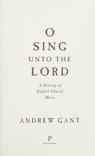 O sing unto the Lord