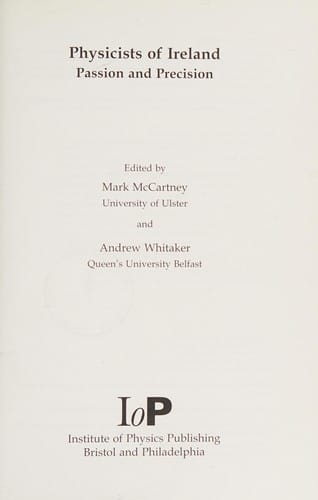 Physicists of Ireland