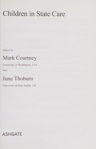 Children in state care