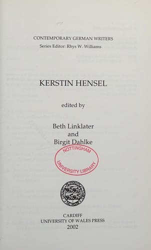 Kerstin Hensel