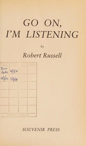 Go on, I'm listening