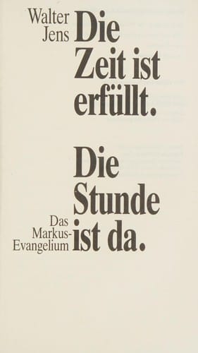 Die Zeit ist erfüllt