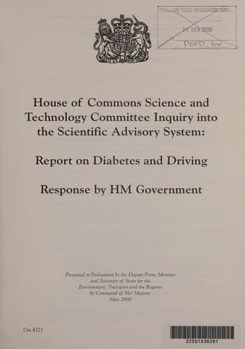 House of Commons Science and Technology Committee inquiry into the scientific advisory system