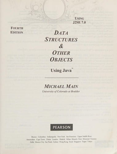Data structures & other objects using Java