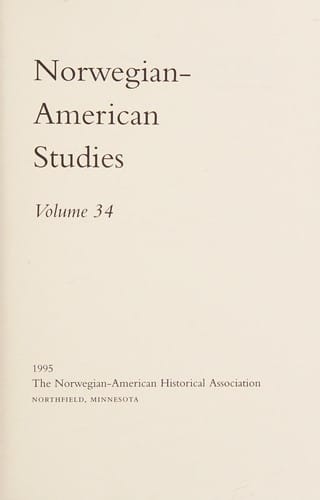 Norwegian-American Studies