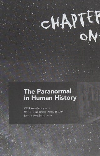 Behind the paranormal