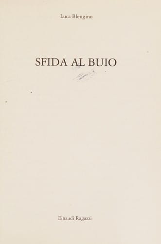 Sfida al buio