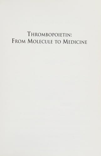 Thrombopoietin