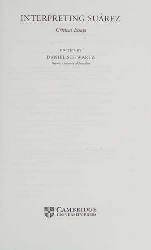 Interpreting Suárez