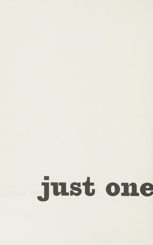 Just one more thing