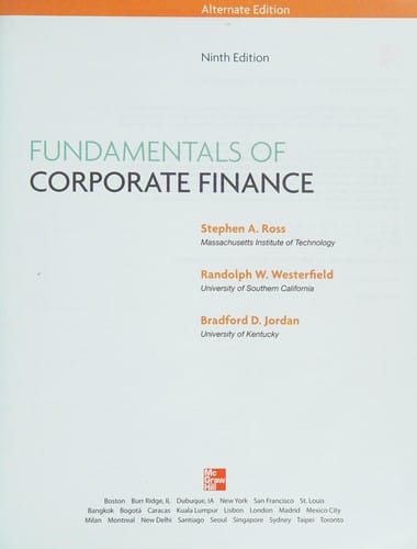 Fundamentals of corporate finance