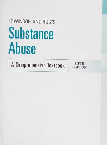 Lowinson and Ruiz's substance abuse
