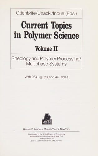 Current topics in polymer science