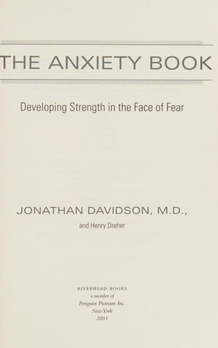 The anxiety book