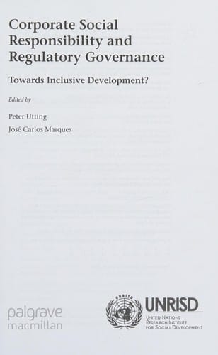 Corporate social responsibility and regulatory governance