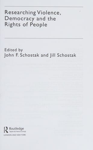 Researching violence, democracy and the rights of people