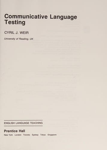 Communicative language testing