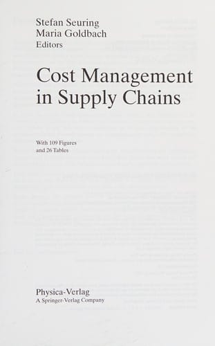 Cost management in supply chains