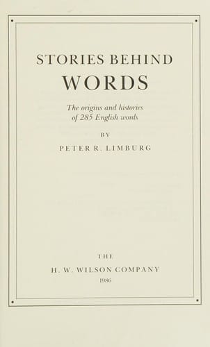Stories behind words