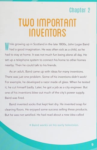 Inventing the television
