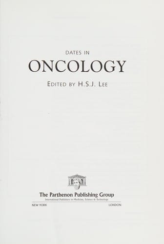 Dates in oncology