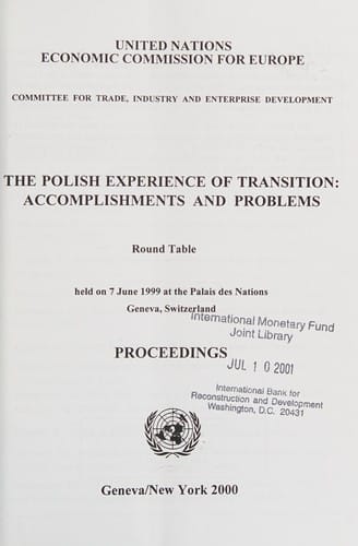 The Polish experience of transition