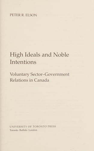 High ideals and noble intentions