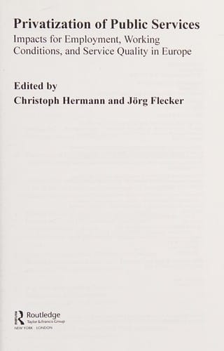 Privatization of public services