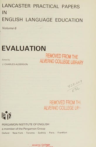 Evaluation