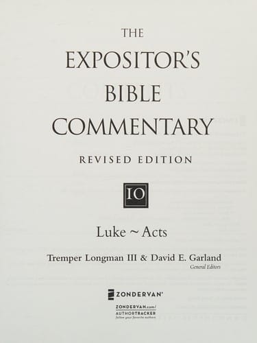 The expositor's Bible commentary