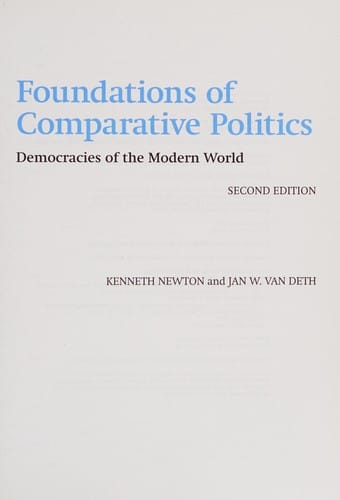 Foundations of comparative politics