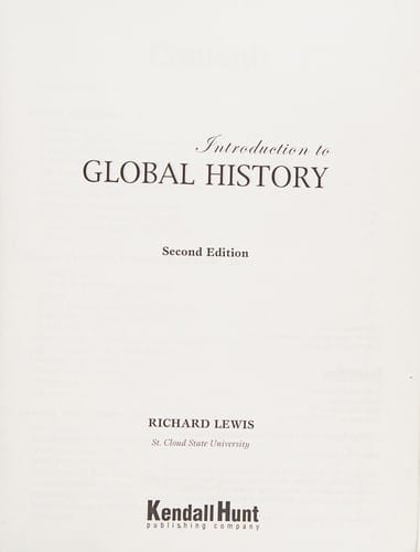 Introduction to global history