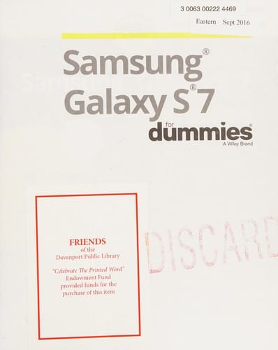 Samsung Galaxy S7 for dummies