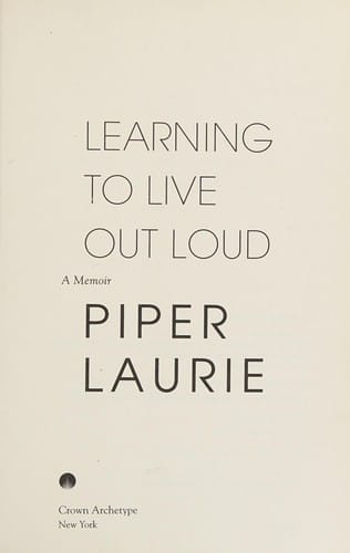 Learning to live out loud